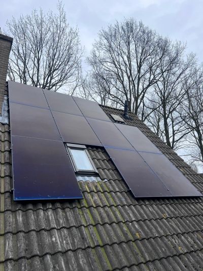 Zicht op de panelen